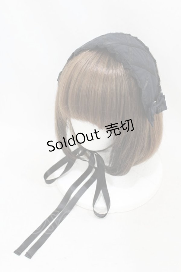 画像1: metamorphose / リボン付ヘッドドレス（2007年）  ブラック H-25-06-18-005-ME-AC-NS-ZH (1)
