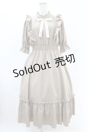 画像: m petit by misako / NINA'SコラボAMハイショクメローワンピース M ベージュ H-25-06-18-031-LO-OP-NS-ZH