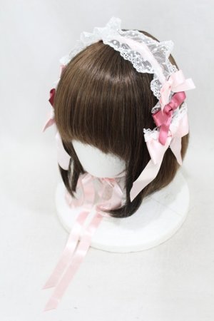 画像: BABY,THE STARS SHINE BRIGHT / Eternal Ribbon Featheryヘッドドレス  ピンク H-25-06-18-008-BA-AC-NS-ZH
