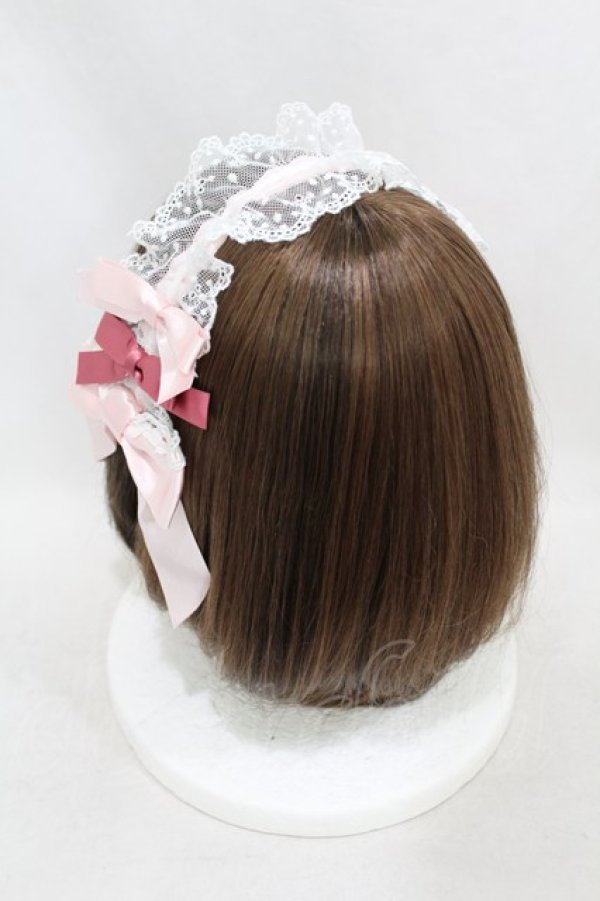 画像2: BABY,THE STARS SHINE BRIGHT / Eternal Ribbon Featheryヘッドドレス  ピンク H-25-06-18-008-BA-AC-NS-ZH (2)
