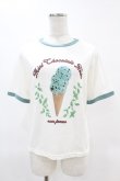 画像1: axes femme / チョコミントプリントTシャツ Free 白 H-25-06-18-052-AX-TO-NS-ZH (1)