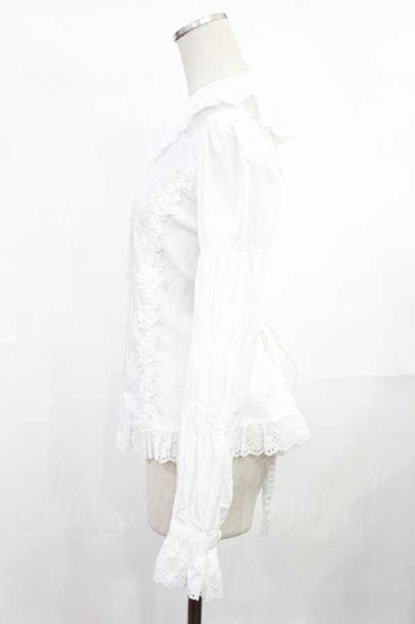 画像2: metamorphose / ローズレーズブラウス Free アイボリー H-25-06-18-1035-ME-BL-NS-ZH (2)
