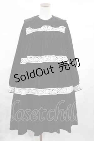 画像: Heart E / 別珍ベビードールワンピース Free ブラック H-25-06-18-1007-LO-OP-NS-ZH