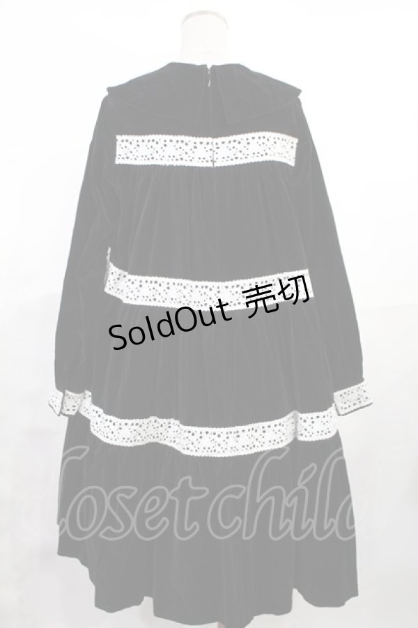画像2: Heart E / 別珍ベビードールワンピース Free ブラック H-25-06-18-1007-LO-OP-NS-ZH (2)