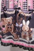 画像4: metamorphose / Happy Sewing Timeジャンパースカート+ヘッドドレスセット サイズ1 ブラック/ピンク H-25-06-18-1001-ME-OP-NS-ZH (4)