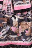 画像4: metamorphose / 【プラスサイズ】Happy Sewing Time フリルジャンパースカート+ヘッドドレスセット プラスサイズ ブラック/ピンク H-25-06-18-1002-ME-OP-NS-ZH (4)