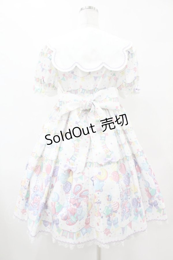 画像2: Angelic Pretty / Happy Garlandワンピース Free シロ H-25-06-18-015-AP-OP-NS-ZH (2)