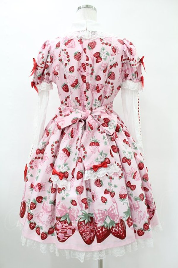 画像2: Angelic Pretty / おめかしBerryワンピース Free ピンク H-25-06-18-019-AP-OP-NS-ZH (2)