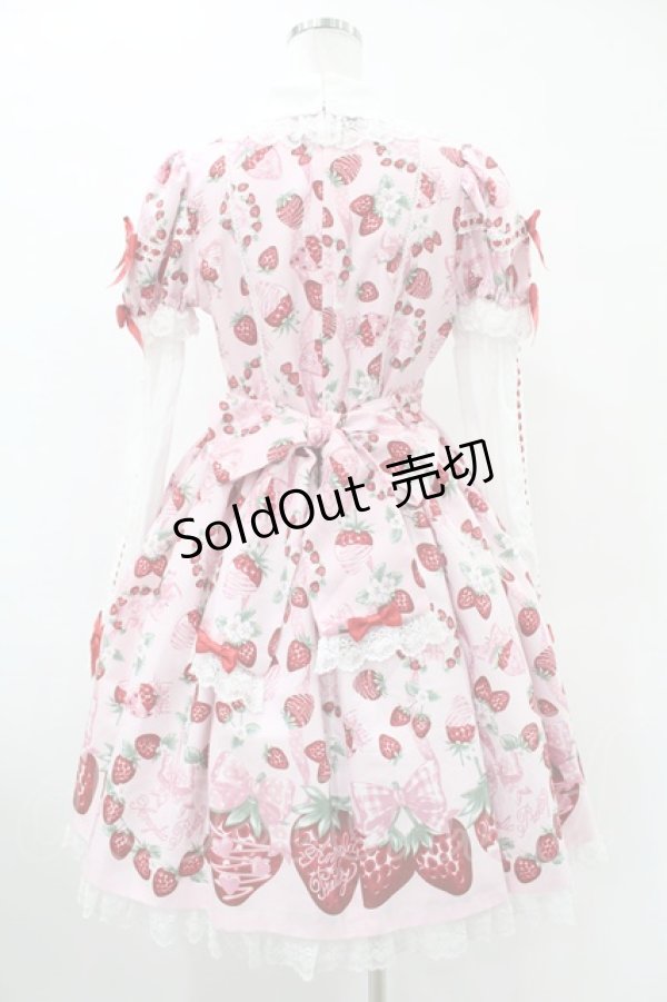 画像2: Angelic Pretty / おめかしBerryワンピース Free ピンク H-25-06-18-019-AP-OP-NS-ZH (2)