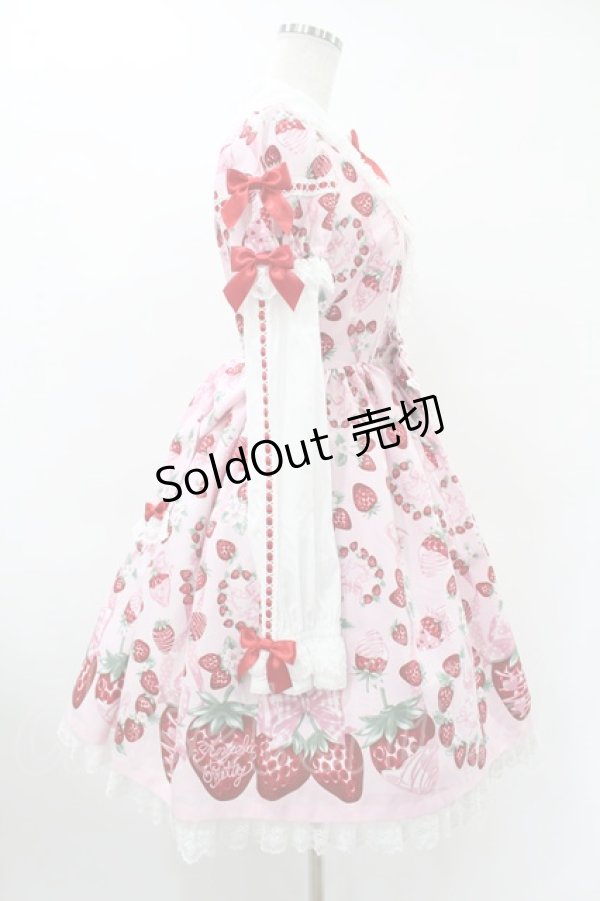 画像3: Angelic Pretty / おめかしBerryワンピース Free ピンク H-25-06-18-019-AP-OP-NS-ZH (3)