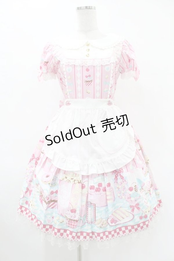 画像1: Angelic Pretty / Diner Dollワンピース Free ピンク H-25-06-18-020-AP-OP-NS-ZH (1)