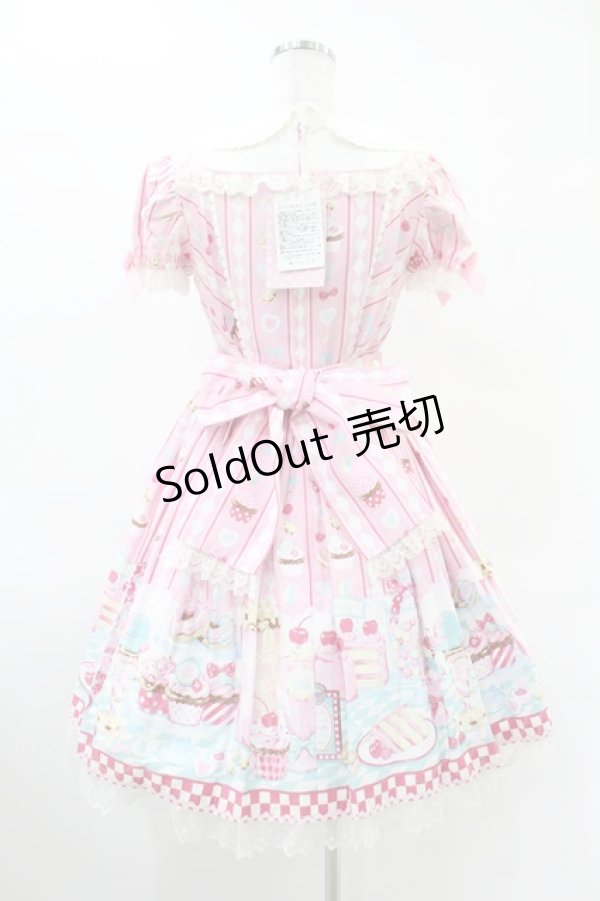 画像2: Angelic Pretty / Diner Dollワンピース Free ピンク H-25-06-18-020-AP-OP-NS-ZH (2)