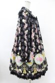 画像3: metamorphose / 花鹿の万華鏡 Aラインワンピース サイズ1 黒檀（Black） H-25-06-18-021-ME-OP-NS-ZH (3)