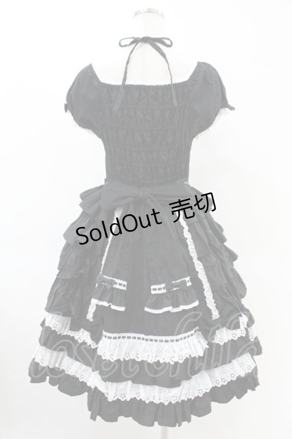 画像2: Angelic Pretty / Sweets Princessワンピース Free ブラック H-25-06-18-022-AP-OP-NS-ZH (2)