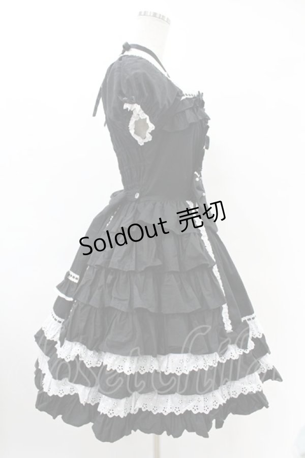 画像3: Angelic Pretty / Sweets Princessワンピース Free ブラック H-25-06-18-022-AP-OP-NS-ZH (3)