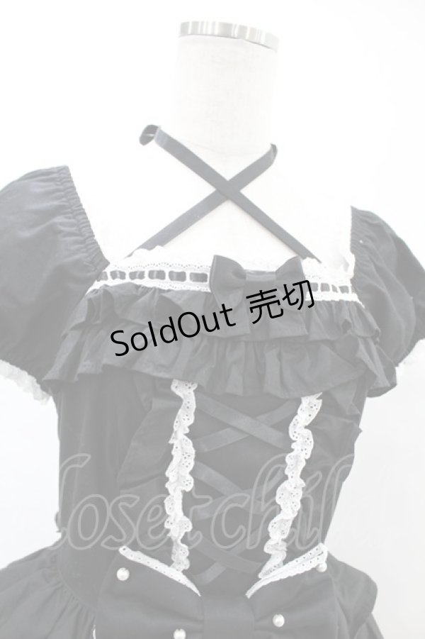 画像4: Angelic Pretty / Sweets Princessワンピース Free ブラック H-25-06-18-022-AP-OP-NS-ZH (4)