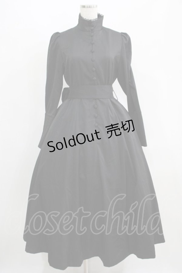 画像1: Sheglit / Victorianバッスルワンピース M ブラック H-25-06-19-001-EL-OP-KB-ZH (1)