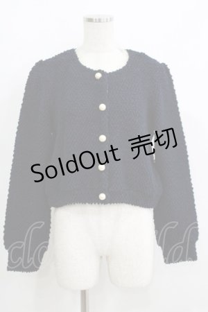 画像: Emily Temple cute / POPCORNカーディガン  ネイビー H-25-10-20-031-ET-TO-KB-ZH