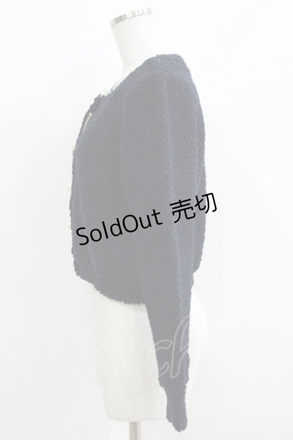 画像2: Emily Temple cute / POPCORNカーディガン  ネイビー H-25-10-20-031-ET-TO-KB-ZH (2)