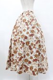 画像3: metamorphose / 【プラスサイズ】ゴブラン風くまちゃんロングフレアスカート プラスサイズ オフ白 H-25-06-19-1038-ME-SK-NS-ZH (3)
