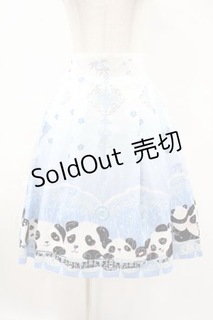 画像: PINK UP（海外ロリータブランド） / パンダ柄スカート Free オフ H-25-06-19-1045-LO-SK-NS-ZH