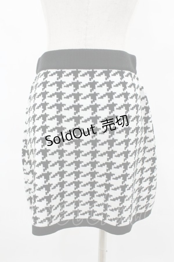 画像2: Ank Rouge / 千鳥スカート M ブラック H-25-06-19-1051-CA-SK-NS-ZH (2)