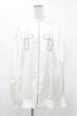 画像1: Jamie エーエヌケー / スカル刺繍スカジャン M オフ H-25-06-19-1056-LO-JA-NS-ZH (1)