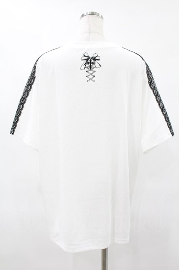 画像2: majoretty / 寿限無。×majoretty プリントTシャツ S オフ H-25-06-19-1057-0-TS-NS-ZH (2)