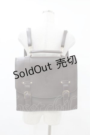 画像: axes femme POETIQUE / うさぎ型押しサッチェルバッグ  ブラウン H-25-06-19-1020-AX-BG-NS-ZH