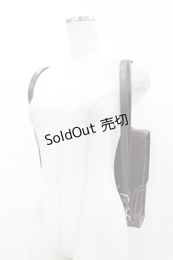 画像2: axes femme POETIQUE / うさぎ型押しサッチェルバッグ  ブラウン H-25-06-19-1020-AX-BG-NS-ZH (2)