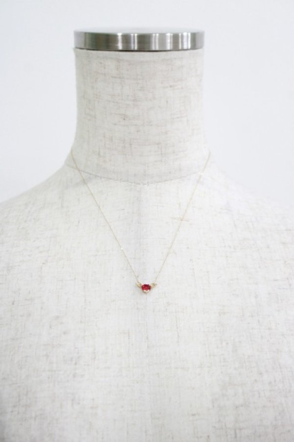 画像2: Q-pot. / Melty Angel Heartネックレス  イエローゴールド H-25-10-03-1024-QP-AC-KB-ZH (2)