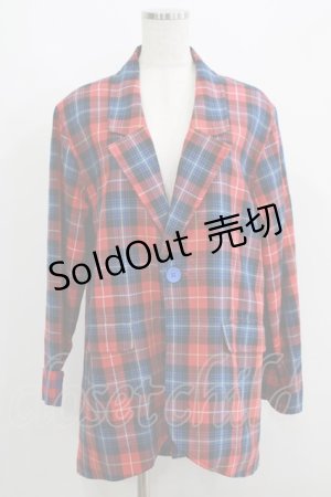 画像: Candy Stripper / LOST MY MIND JACKET S レッド H-25-06-19-017-PU-JA-NS-ZT185