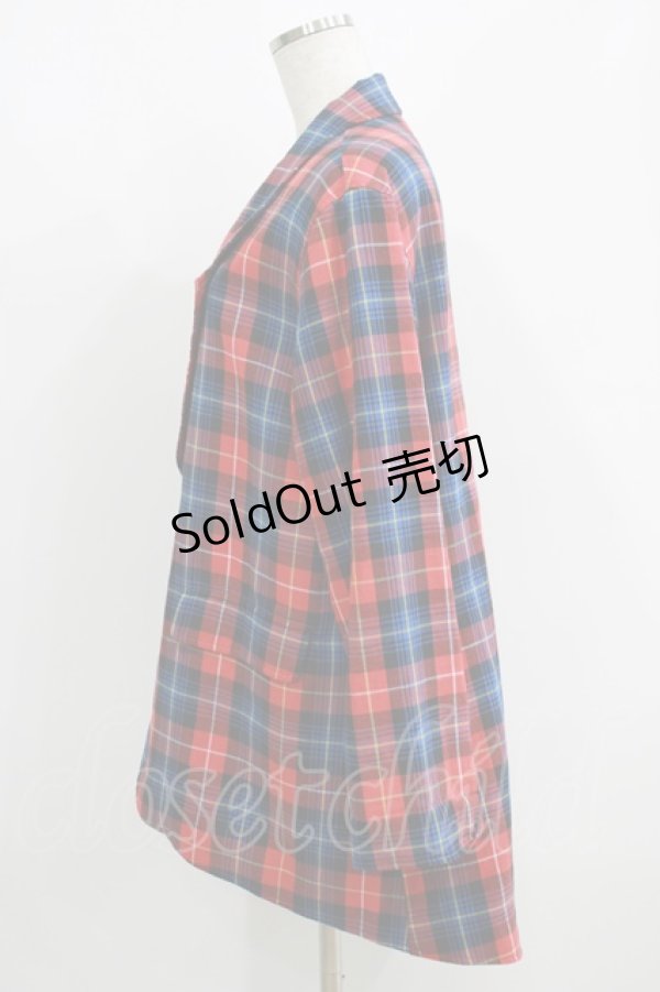 画像2: Candy Stripper / LOST MY MIND JACKET S レッド H-25-06-19-017-PU-JA-NS-ZT185 (2)