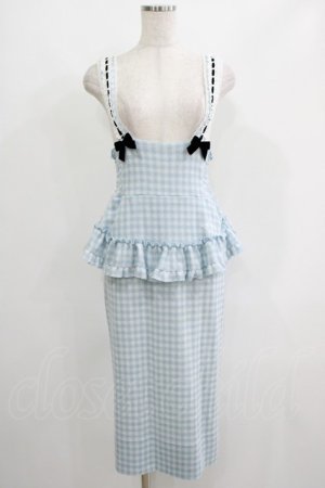 画像: Katie / SUNDAY CHECK apron skirt S BLUE H-25-06-19-025-LO-SK-KB-ZH