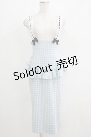 画像: Katie / SUNDAY CHECK apron skirt S BLUE H-25-06-19-025-LO-SK-KB-ZH
