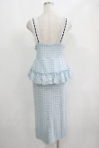 画像3: Katie / SUNDAY CHECK apron skirt S BLUE H-25-06-19-025-LO-SK-KB-ZH (3)