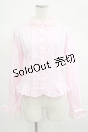 画像: Angelic Pretty / Secret Party立ち襟ボウタイブラウス(ブロード) Free ピンク H-25-06-20-033-AP-BL-NS-ZH