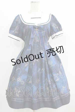 画像: Amavel / Fantasy Milkywayワンピース Free ネイビー H-25-06-20-005-CA-OP-NS-ZH