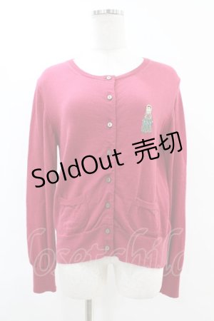 画像: Jane Marple / Little tassel dollsエンブロイダリーカーディガン  ローズ H-25-10-24-006-JM-TO-KB-ZH