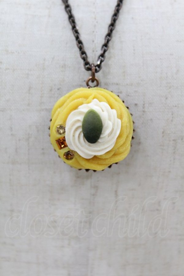 画像1: Q-pot. / カボチャモンブランカップケーキネックレス  カボチャモンブラン H-25-10-03-1016-QP-AC-KB-ZH (1)