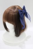 画像1: Angelic Pretty / Holyクロスリボンクリップ  ネイビー H-25-06-20-065-AP-AC-NS-ZH (1)
