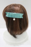 画像2: Angelic Pretty / Doll's Ribbonバレッタ  サックス H-25-06-20-067-AP-AC-NS-ZH (2)