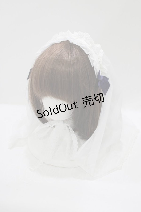 画像1: Angelic Pretty / シスターベールヘッドドレス  シロ H-25-06-20-078-AP-ZA-NS-ZH (1)