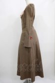 画像2: LACEMADE / 「公爵の荘園」千鳥格子コルセットドレス M ブラウン H-25-06-20-007-GO-OP-NS-ZH (2)