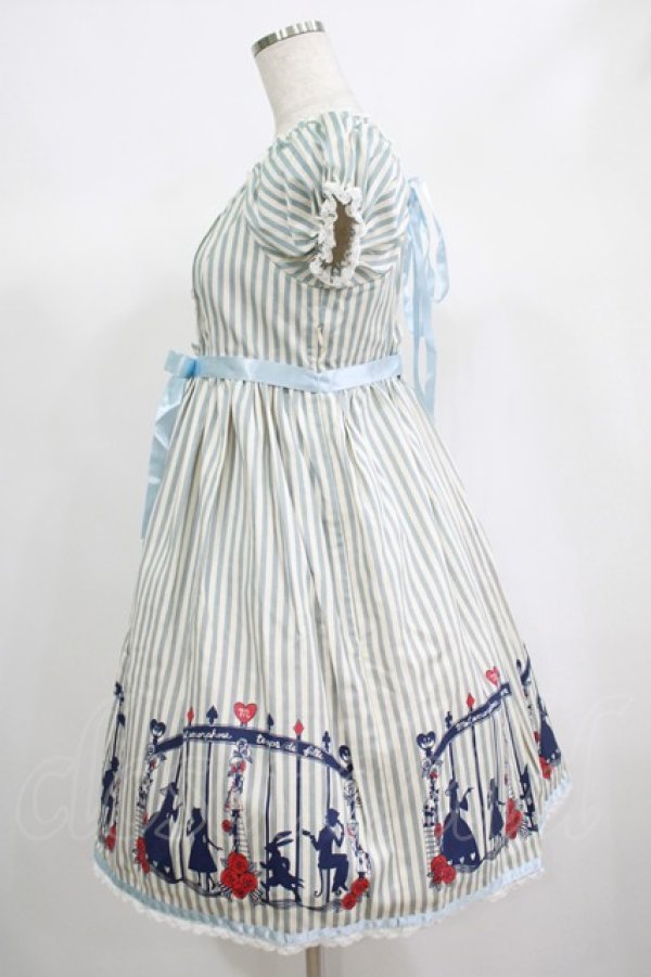 画像2: metamorphose / wonder silhouetteワンピース Free サックス H-25-06-20-009-ME-OP-NS-ZH (2)