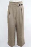 画像1: COUPE LE COEUR / サイドタブタックストレートパンツ Free BEIGE H-25-06-20-022-GO-PA-NS-ZH (1)