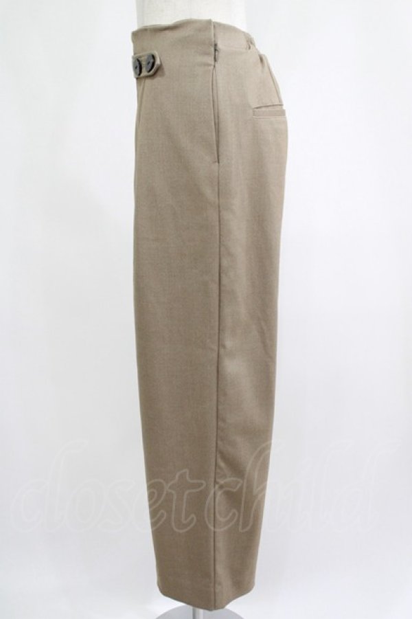 画像2: COUPE LE COEUR / サイドタブタックストレートパンツ Free BEIGE H-25-06-20-022-GO-PA-NS-ZH (2)