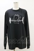 画像1: NieR Clothing / プリントロングトップス  黒 H-25-06-21-047-PU-TO-KB-ZH (1)