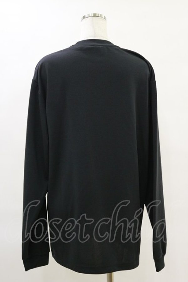 画像2: NieR Clothing / プリントロングトップス  黒 H-25-06-21-047-PU-TO-KB-ZH (2)