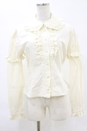 画像: BABY,THE STARS SHINE BRIGHT / 袖とりはずしPetitフリルブラウス Free アイボリー H-25-06-21-059-BA-BL-NS-ZH